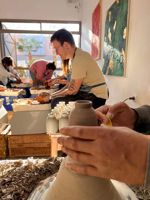 เวิร์คช็อปเครื่องปั้นดินเผาในมาร์ราเกช