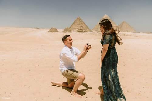 A Photography Session at the Giza Pyramids
