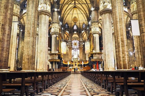 Innenraum des Mailänder Dommuseums