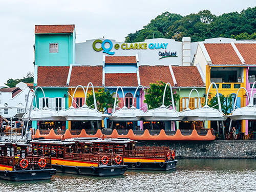 Историческая прогулка по набережной Кларк-Ки с круизом по реке Сингапур