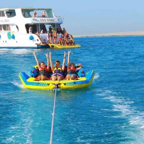 Hurghada: Hula Hula Island Tour – Morning or Sunset Trip