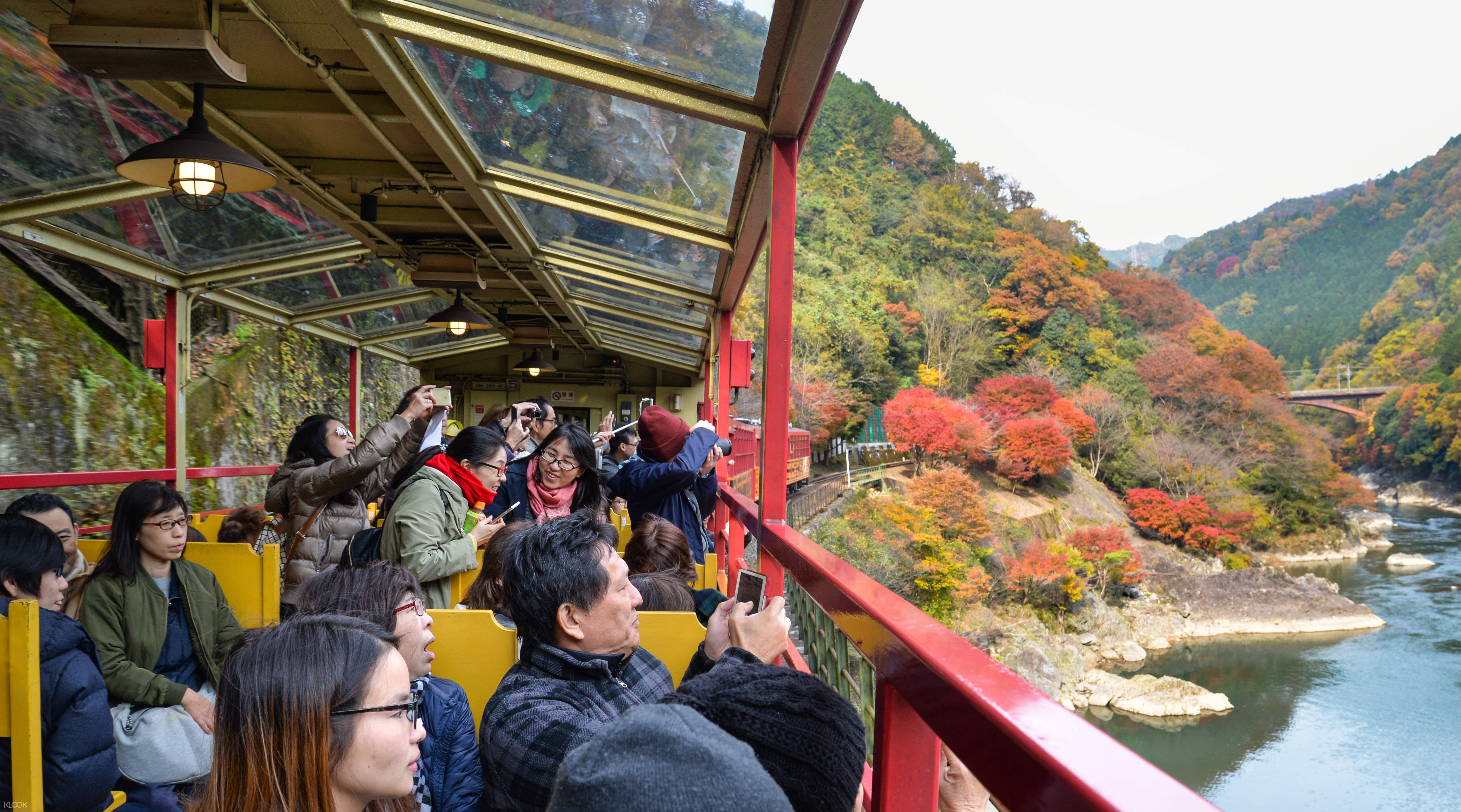 京都嵐山小火車