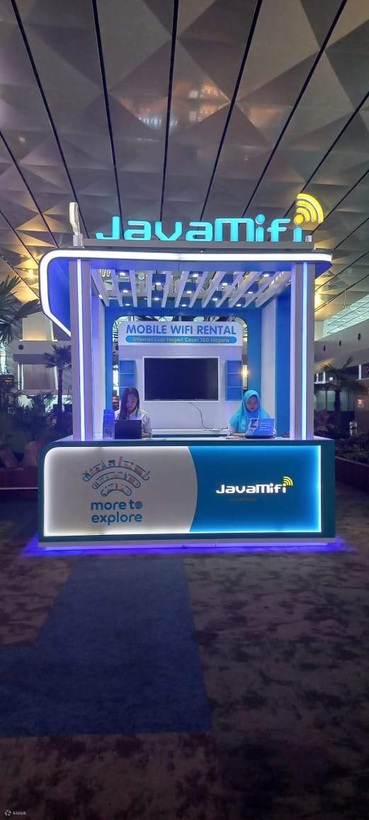 在雅加達領取 SIM 卡