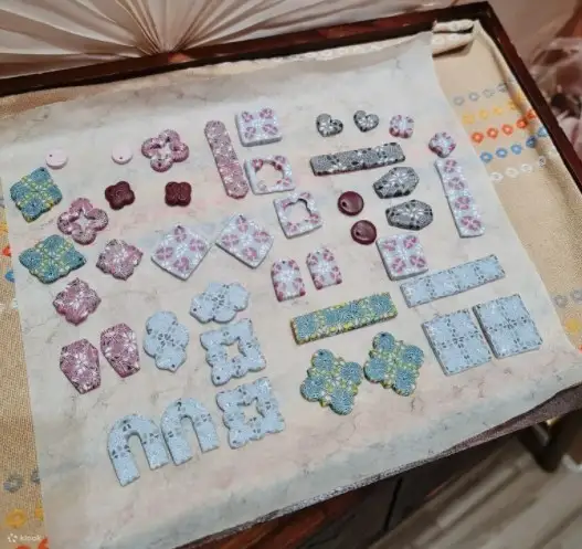 万花筒瓷砖耳环工作坊