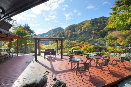 Kinu River Rafting & EDO WONDERLAND Nikko Edo Village/Hot Springs 1-Day ...