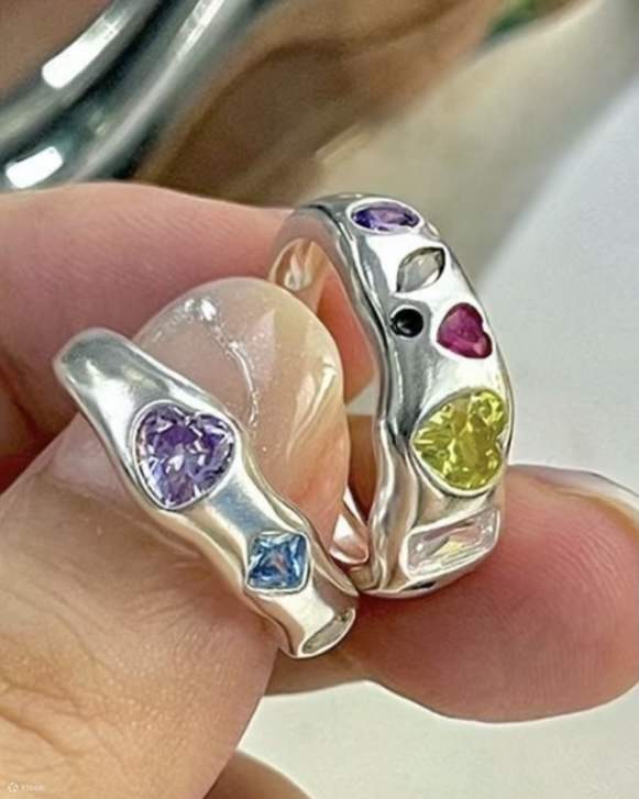 Korean silver rings store