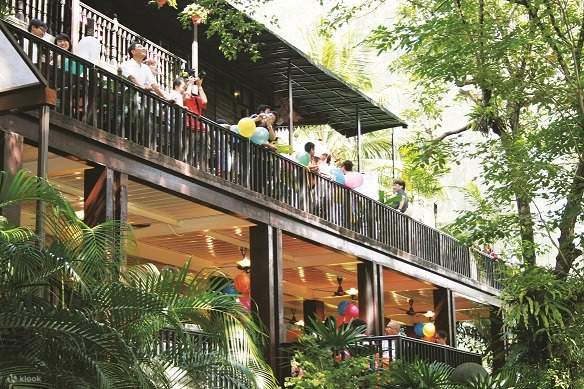 entrada al parque de aves de Kuala Lumpur