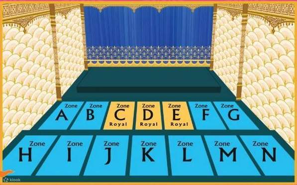 ผังที่นั่ง คาร์นิวัลเมจิก ภูเก็ต