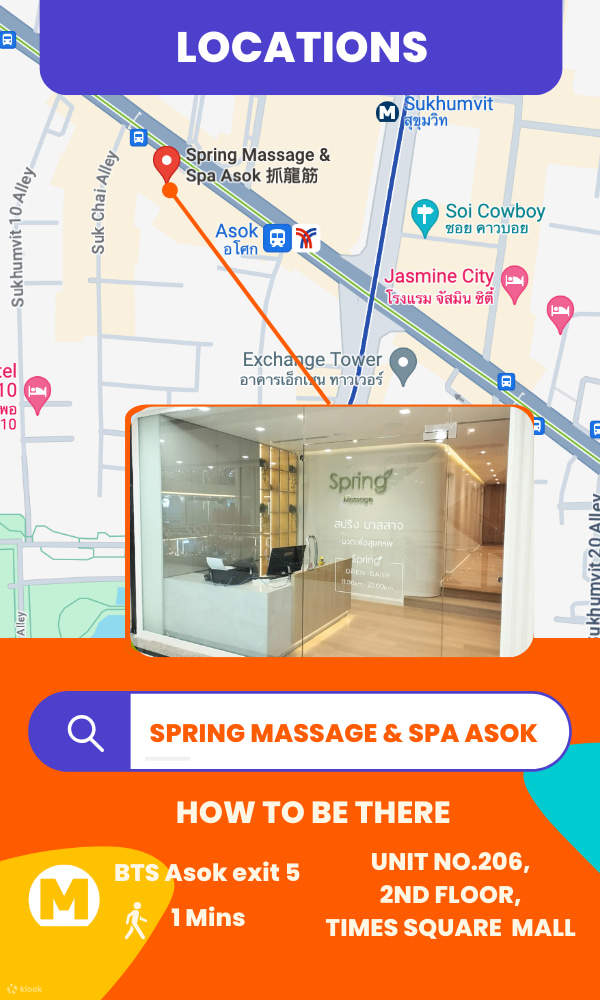 Spring Massafe Spring Massage and Spa Asoke in Bangkok - Klook Singapore