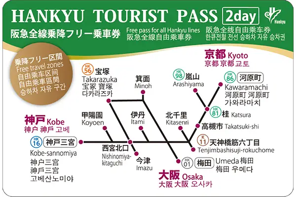 关西必备交通票券 大阪关西机场利木津巴士票 阪急电铁周游卡 klook客路中国