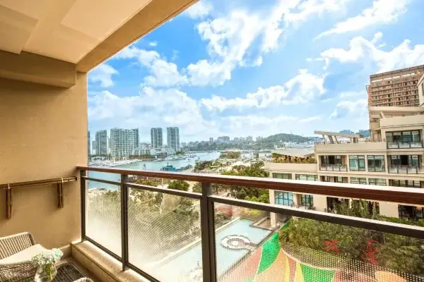 酒店客房阳台展示图