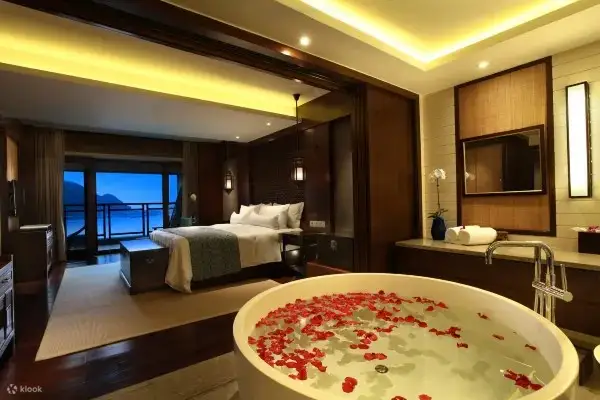 酒店客房洗浴区展示图