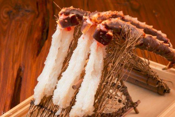 Katukanino Hanasaki (活カニの花咲) Hidangan Ketam Berbintang Michelin di Sapporo