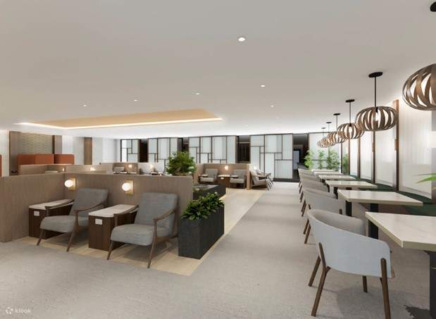 SATS Premier Lounge en el aeropuerto Changi de Singapur