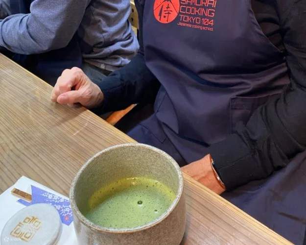 Experiencia de preparación de matcha