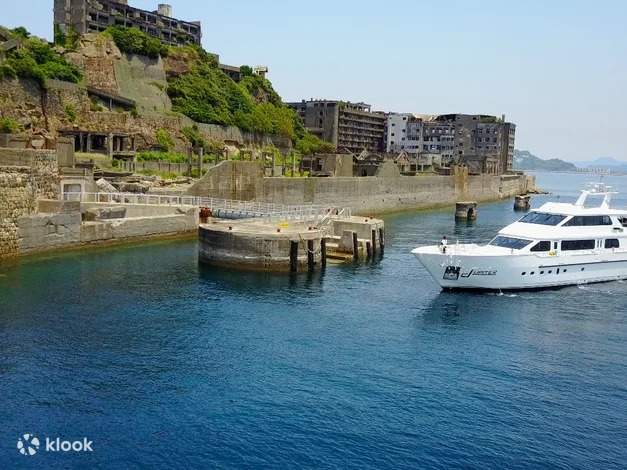 visit an abandoned island at hashima island, nagasaki
