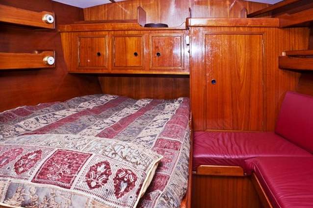 camera da letto nella cabina