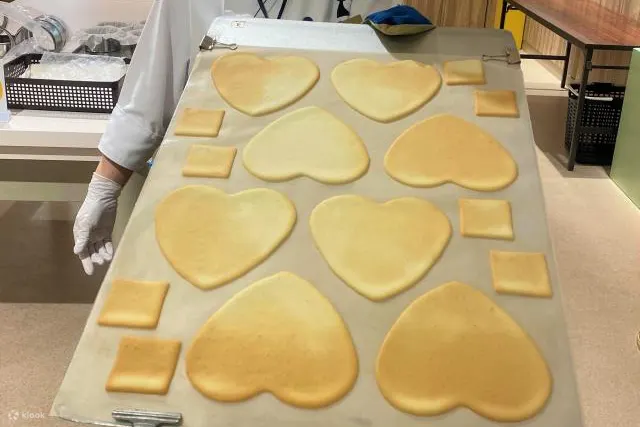 DIY白色恋人饼干
