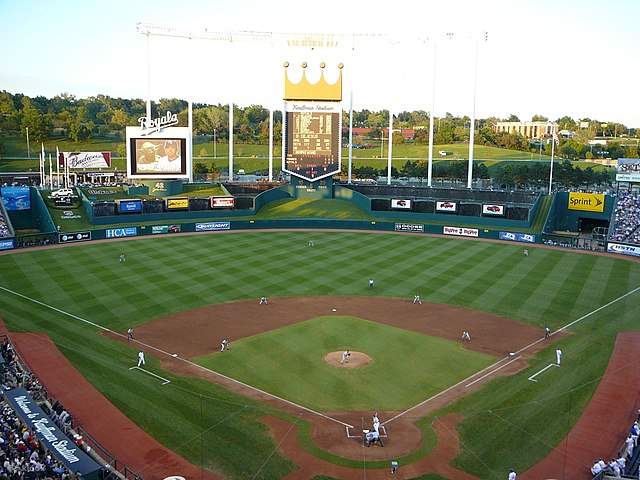 Partita di baseball dei Kansas City Royals al Kauffman Stadium