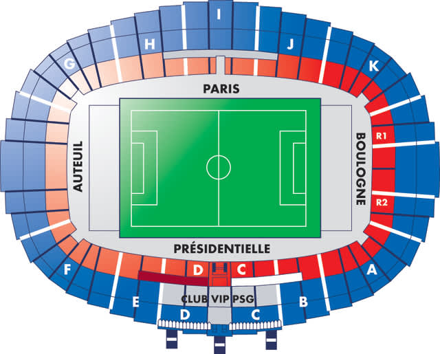 パリサンジェルマンFC サッカー観戦チケット（パルクデフランス