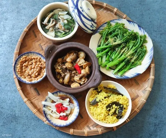 传统越南素食餐