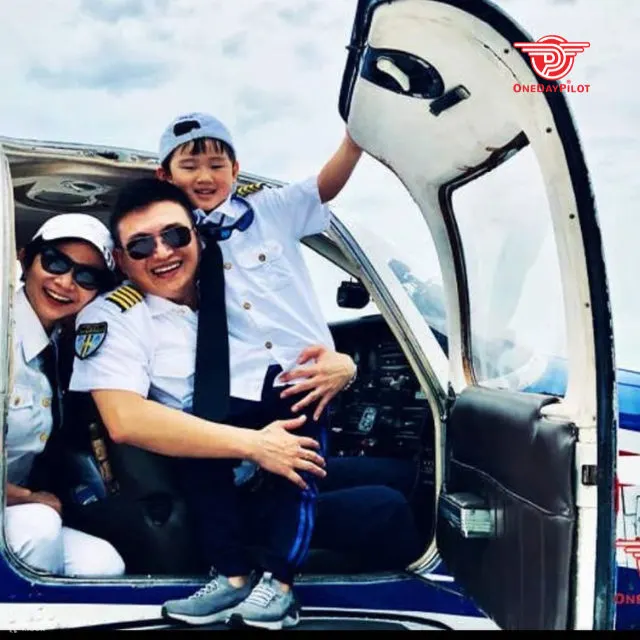 a family join the one day pilot