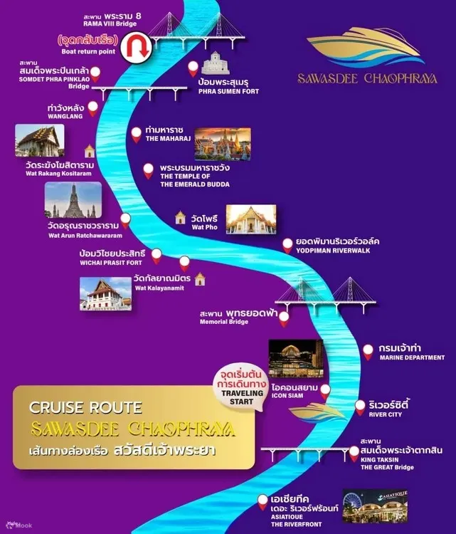 曼谷 Sawasdee Chaophraya 游轮
