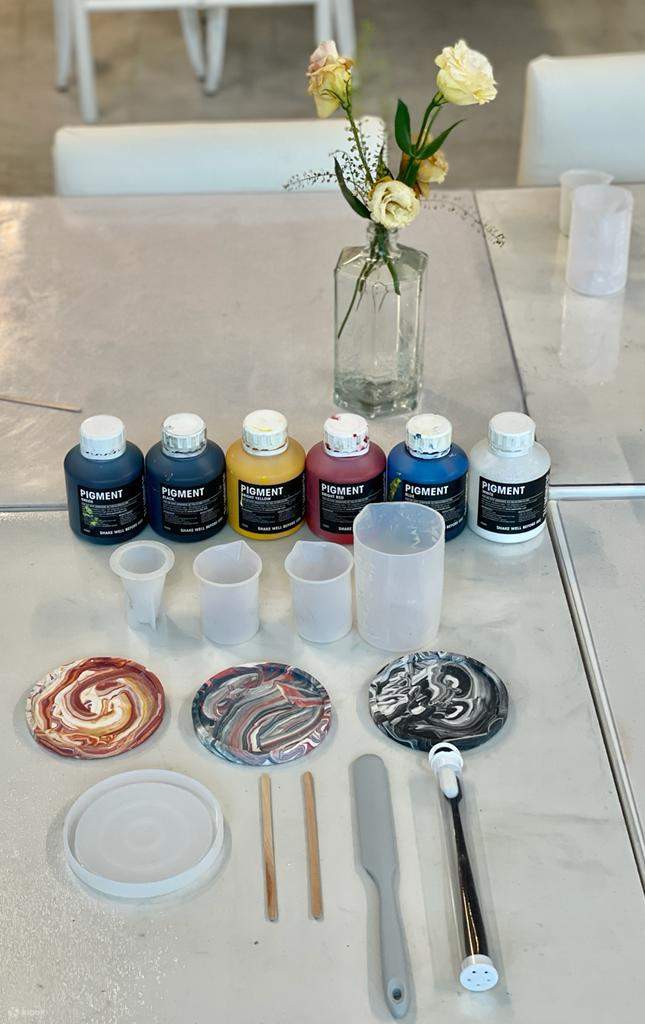 Singapore Artisan Jesmonite Coaster Experience by Lazo Klook Singapore