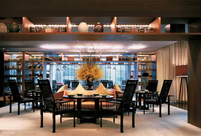 愛侶灣君悦酒店四面佛茶室自助晚餐吃到飽