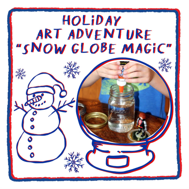 Atelier de magie de boules à neige de Noël : Secouez-la, faites-la étinceler, faites-la neiger☃️ ! Les enfants commencent par fabriquer des mini-ornements de boules à neige : scintillants, texturés et pleins de charme festif. Ensuite, ils voient grand en 