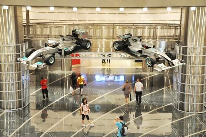 An Entrance of KLCC Shopping Mall with the Replica of Mercedes-AMG