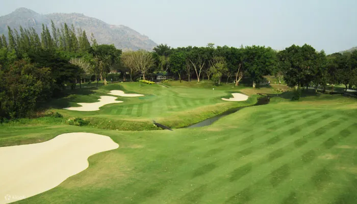Golfing at Springfield Royal Country Club, Cha-am