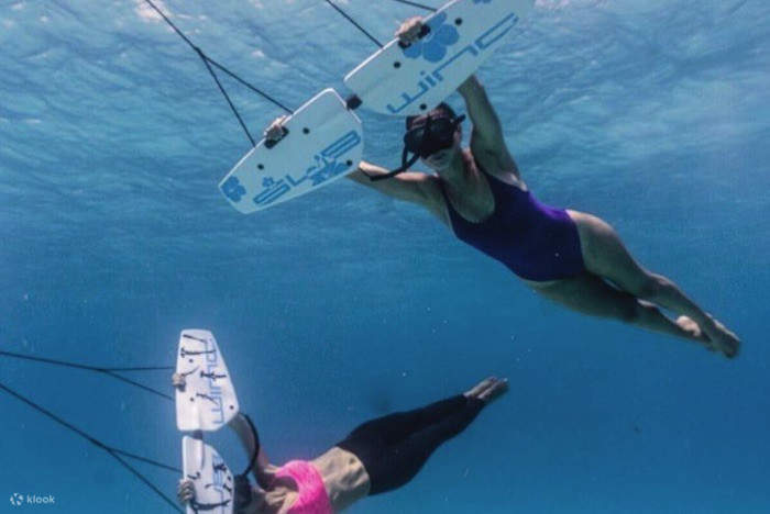 水上スキー＆サブウィング体験（専用送迎付き）－フルガダ