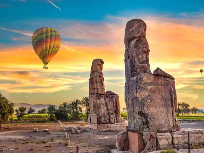 Luxor: Menaiki Belon Udara Panas di atas Peninggalan Luxor dengan Pemindahan Hotel