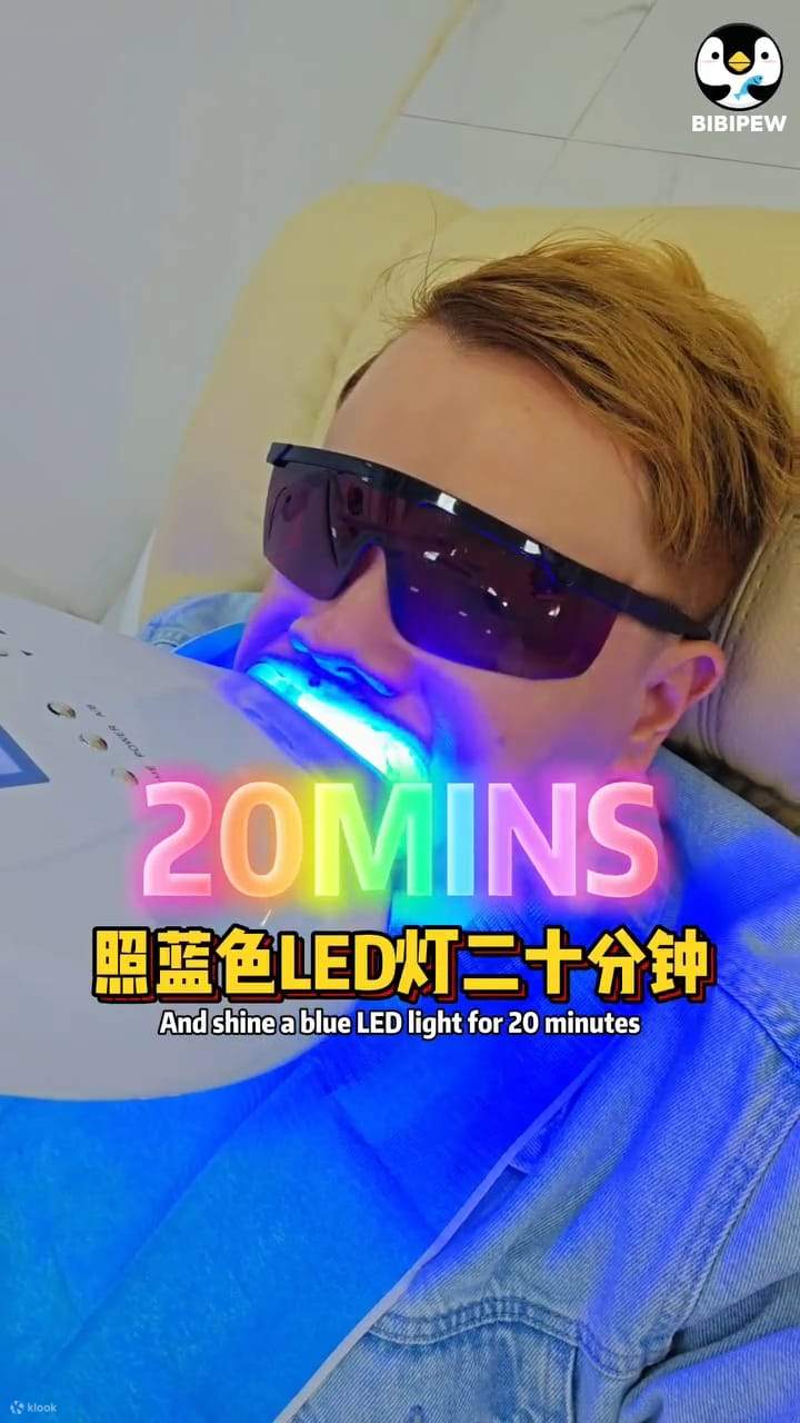 Schutzbrille auf – LED-Bleaching-Zeit!