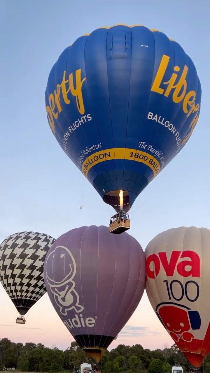 墨尔本热气球飞行体验