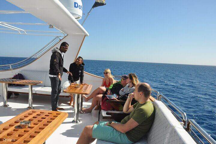 돌고래와 함께 잊지 못할 추억을 만들고 아름다운 홍해의 풍경을 감상하세요.