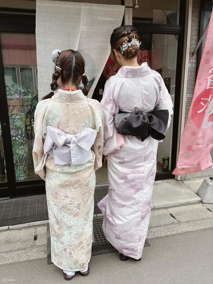 北海道小樽和服租赁体验(小樽有的和服舖 otomenokimono提供)