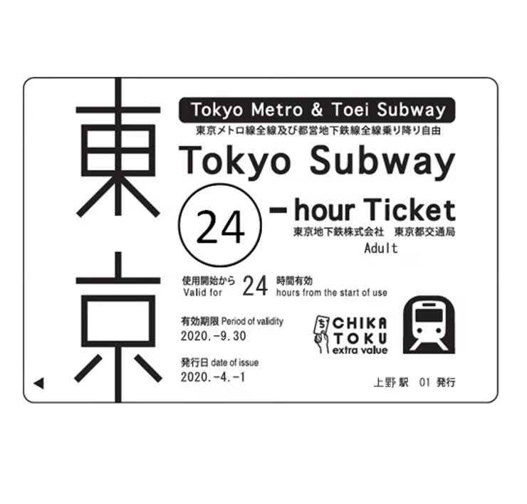 東京メトロ24時間券 & TOKYO CITY VIEW 入場チケット | Klook