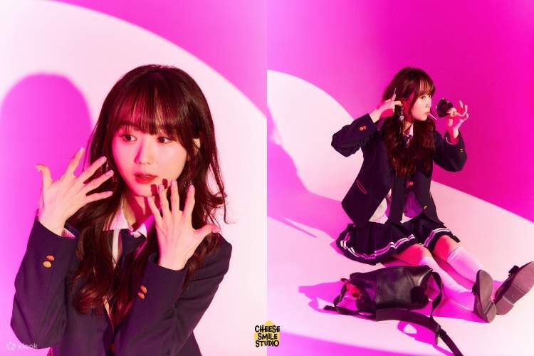 K-pop Idol Photo Shoot PKG (Includes Korean School Uniform Rental)