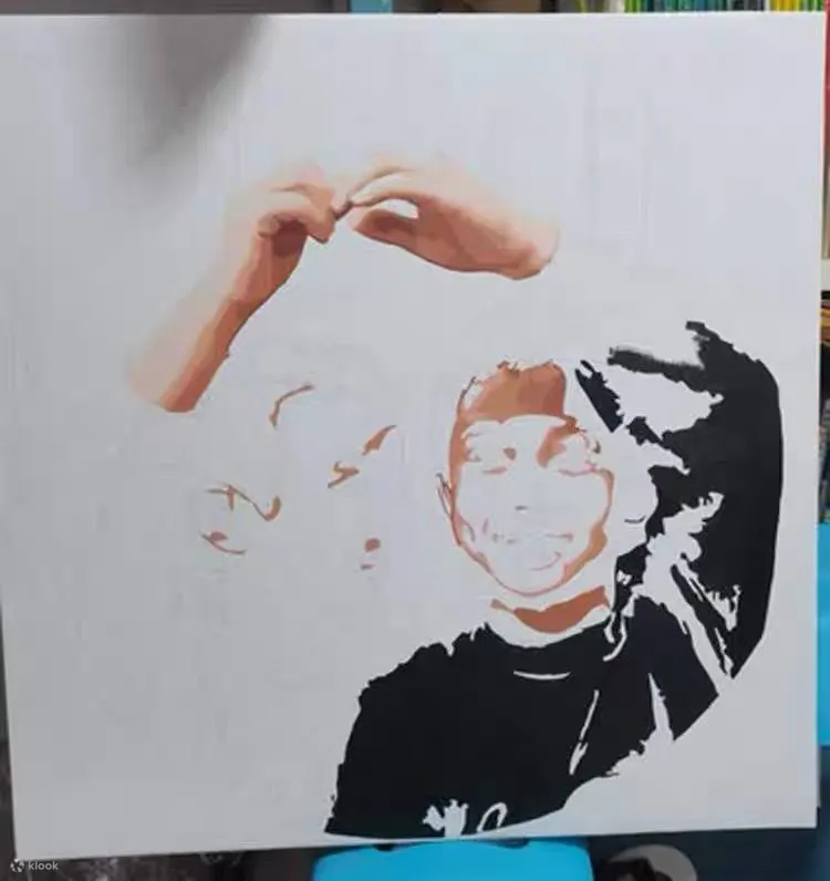 Self-portrait-paint by numbers
