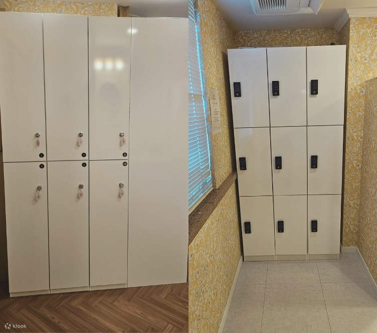 물품 보관함이 준비되어 있습니다.