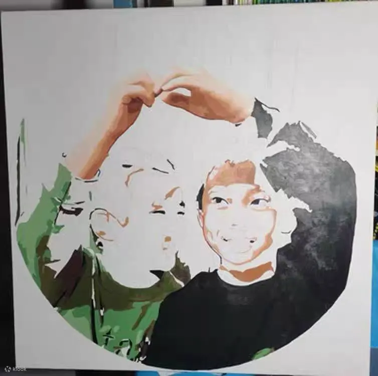 Self-portrait-paint by numbers