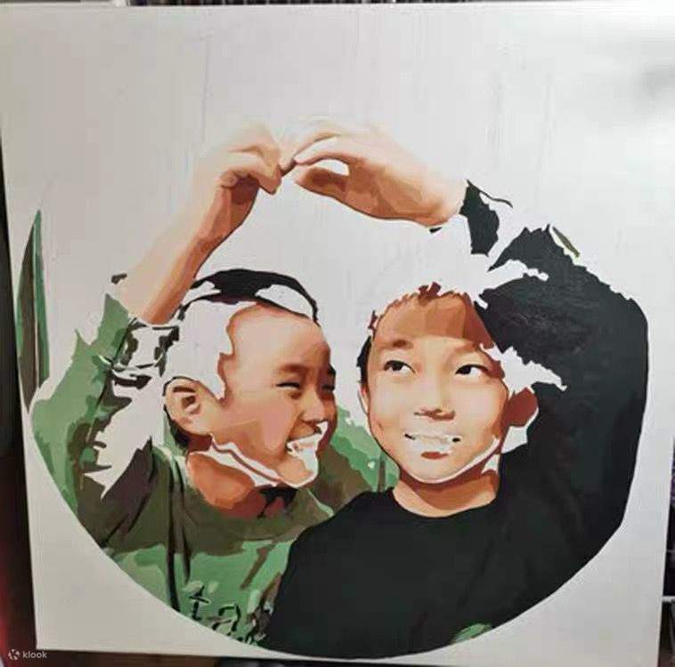 Selfportraitpaint by numbers Klook India