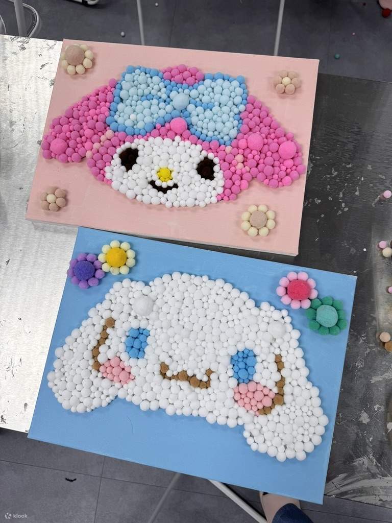 URBANPEACE - Lukisan Pom Pom｜Cermin Pom Pom｜Kwun Tong