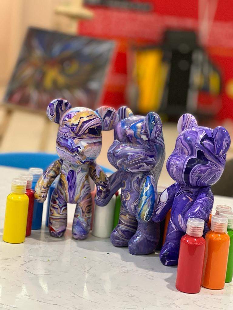 3 orsetti Brick da dipingere