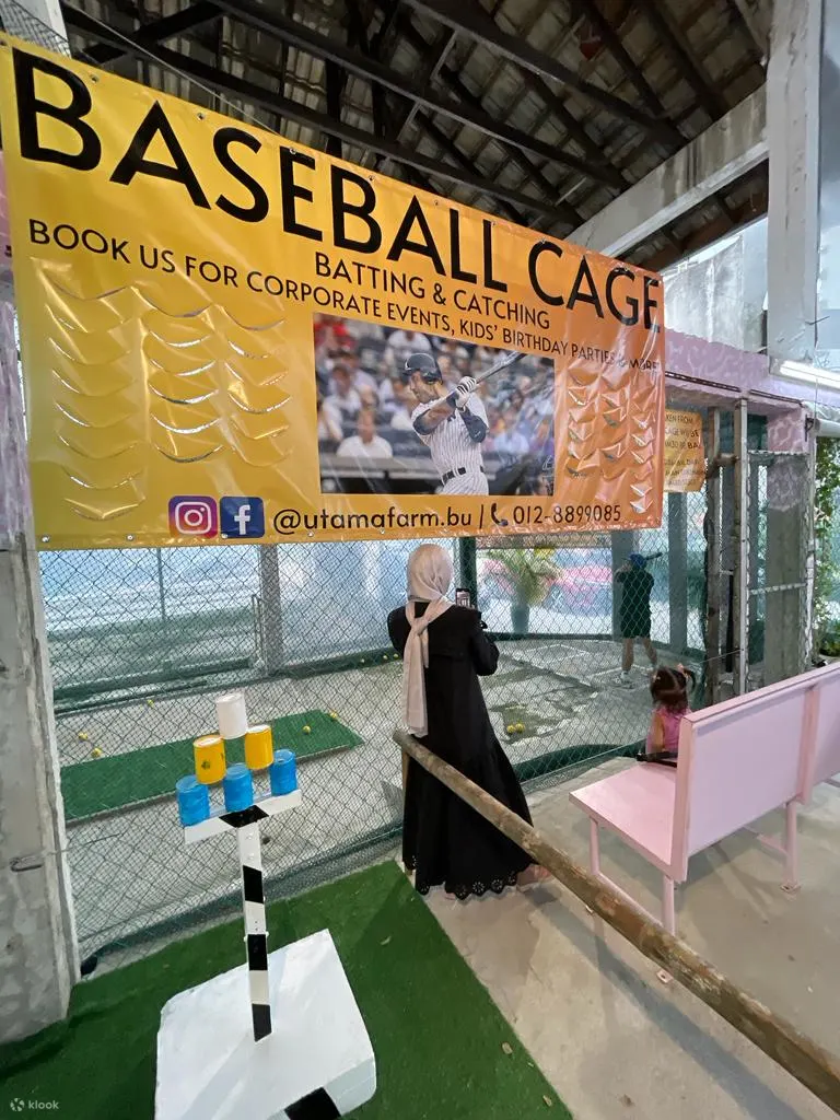 Utama 农场门票、钓虾和棒球击球笼体验