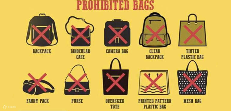 禁止携带的包袋