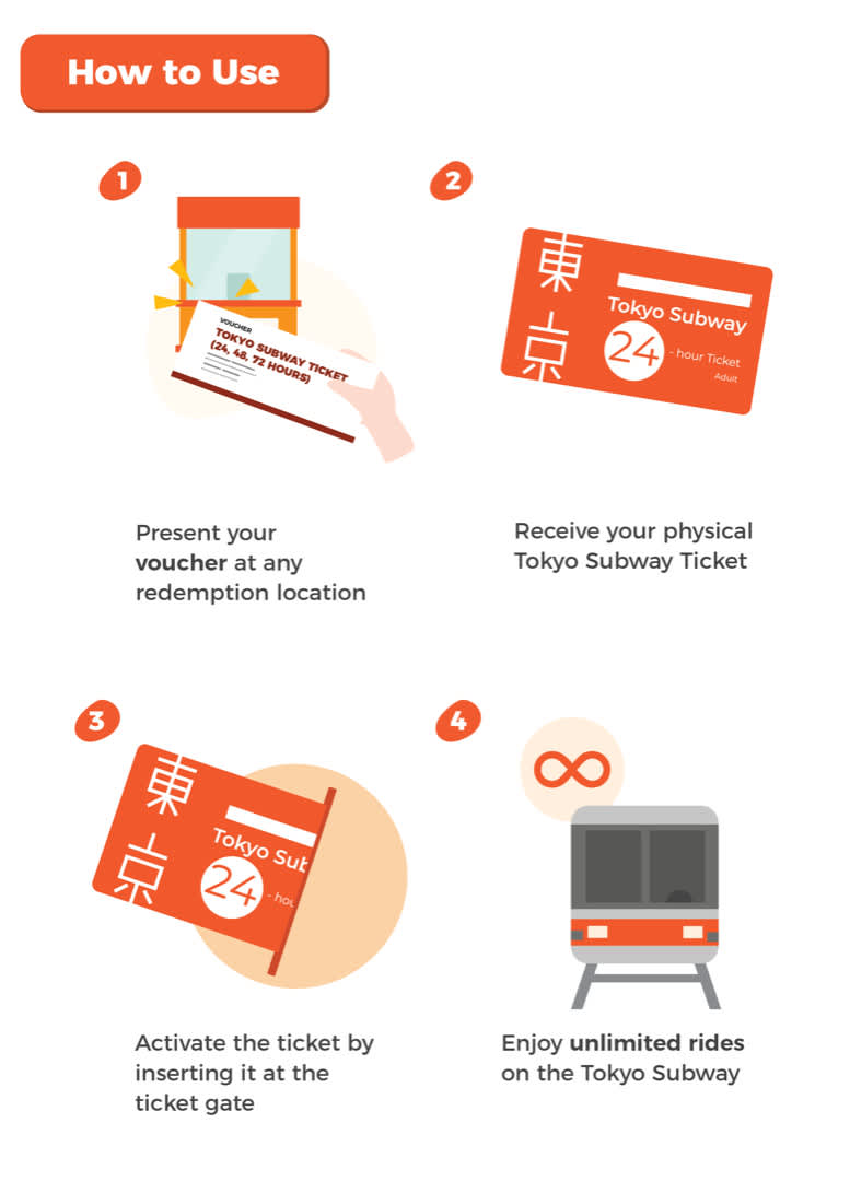 Buy Tokyo Subway Ticket Online | 24, 48 or 72 Hours Tokyo Subway Pass