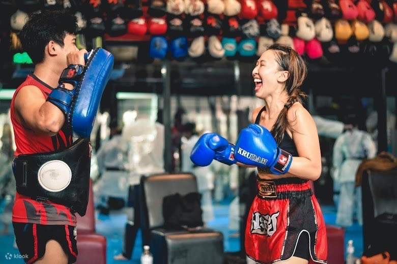 Clase de muay thai en Bangkok